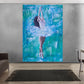 Acrylmalerei auf Poster gedruckt-"Ballet dancer"