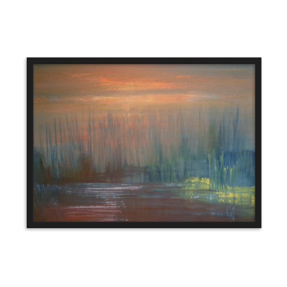 Acrylmalerei- Poster "Sunset"