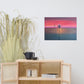 Acrylmalerei auf Poster- "Golden ocean"