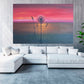 Acrylmalerei auf Poster- "Golden ocean"